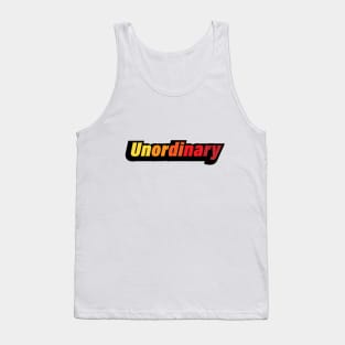 Unordinary colorful typography design Tank Top